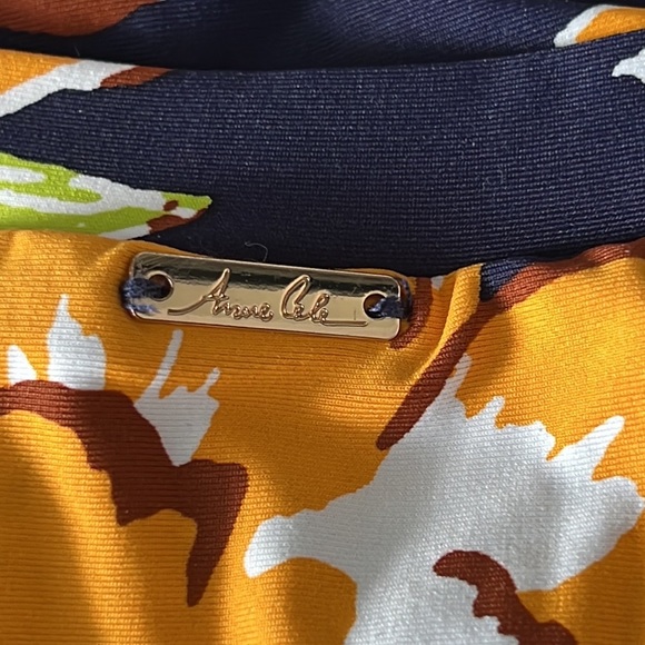 🌻NWOT Anne Cole Flutter Sleeve Zip Up Rashguard One Piece - Picture 11 of 15